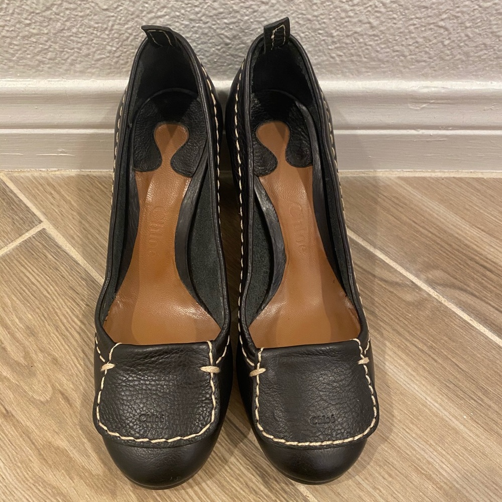 NEW Chloe Black Heels 36.5